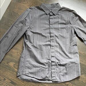 Armani Exchange Charcoal Dress Shirt